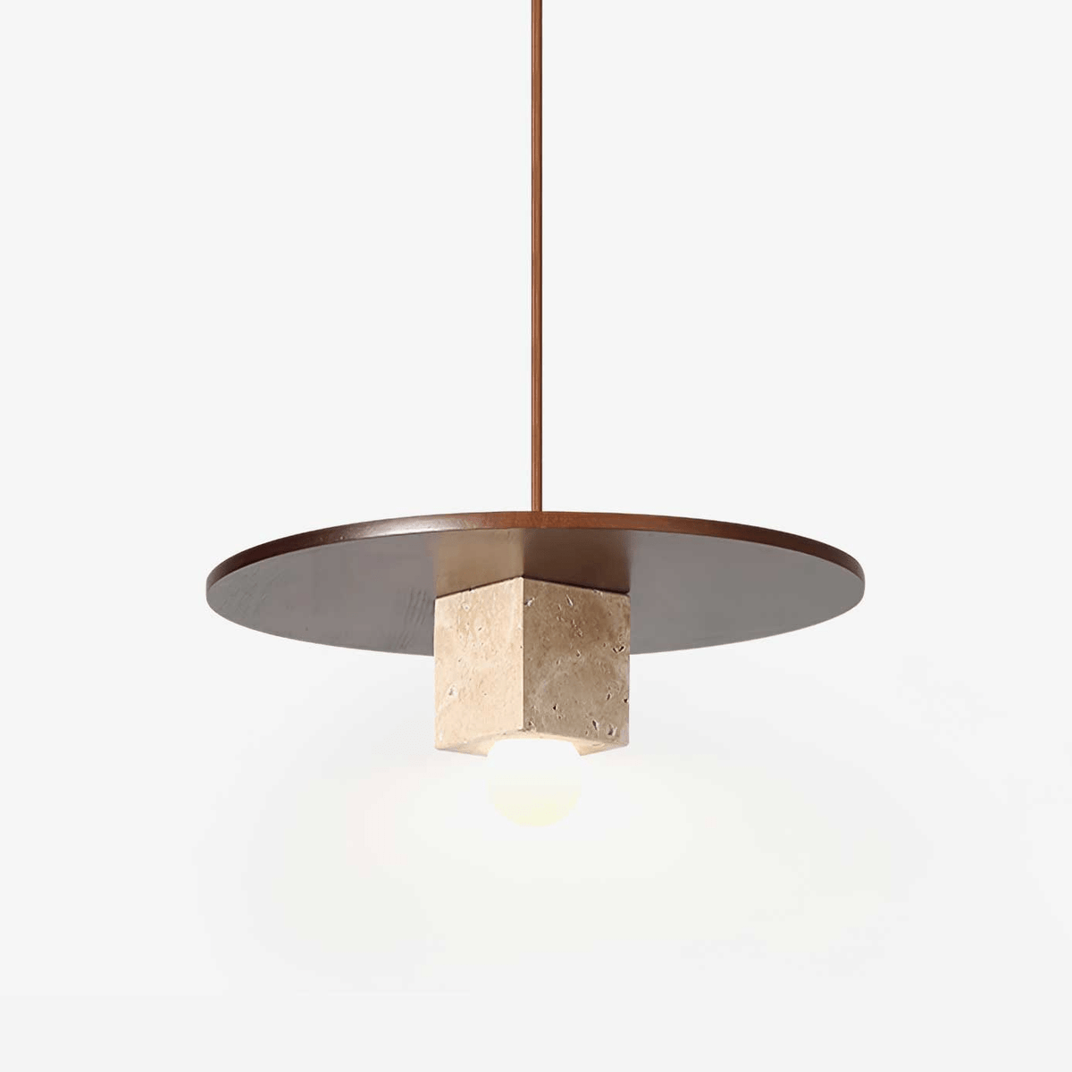 Tondo Stone Disc Pendant Light