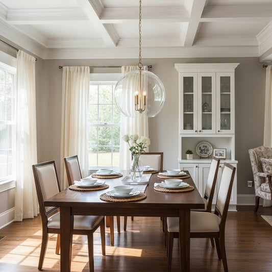 Lysander Clear Globe Pendant Lamp
