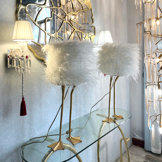 Duck Feet Feather Table Lamp Table lamp