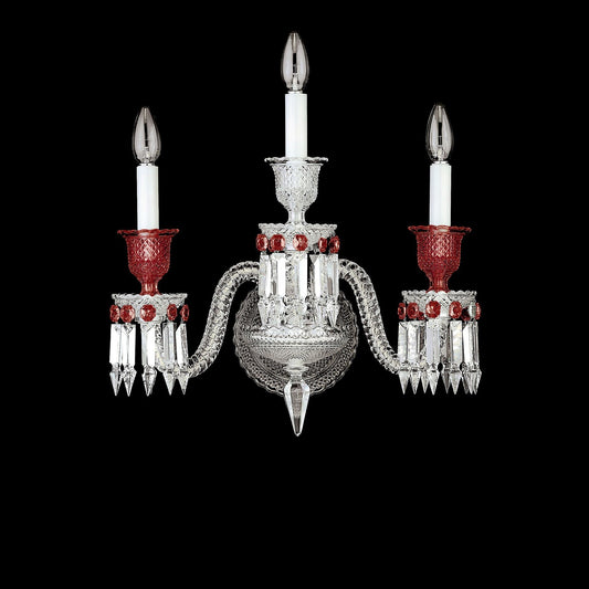 Baccarat Z鑼å¬ith Red Wall Sconce