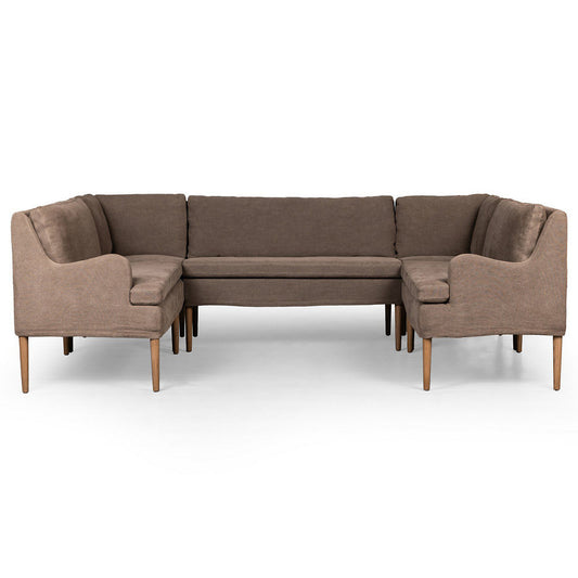 Amber Lewis x Four Hands Aurelia Dining Banquette U Shape Sofa