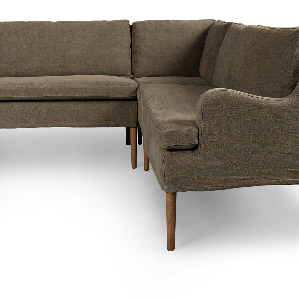 Amber Lewis x Four Hands Aurelia Dining Banquette U Shape Sofa