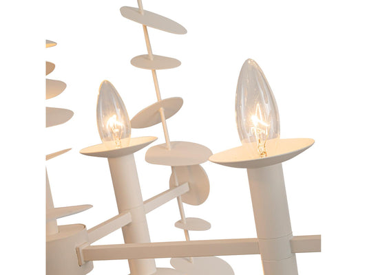 Alora Lighting 16-Light Yukari Chandelier in Matte White