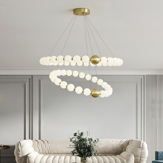 Acrylic Pearls Chandelier Chandelier