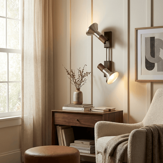 Ardell Dual Spotlight Wall Lamp