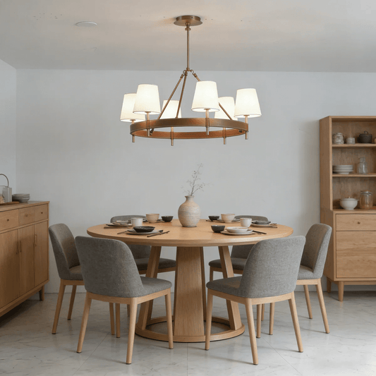 Arianna Leather Chandelier