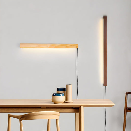 Arlo Linear Wood Plug-in Wall Light 1001 Wall lamp