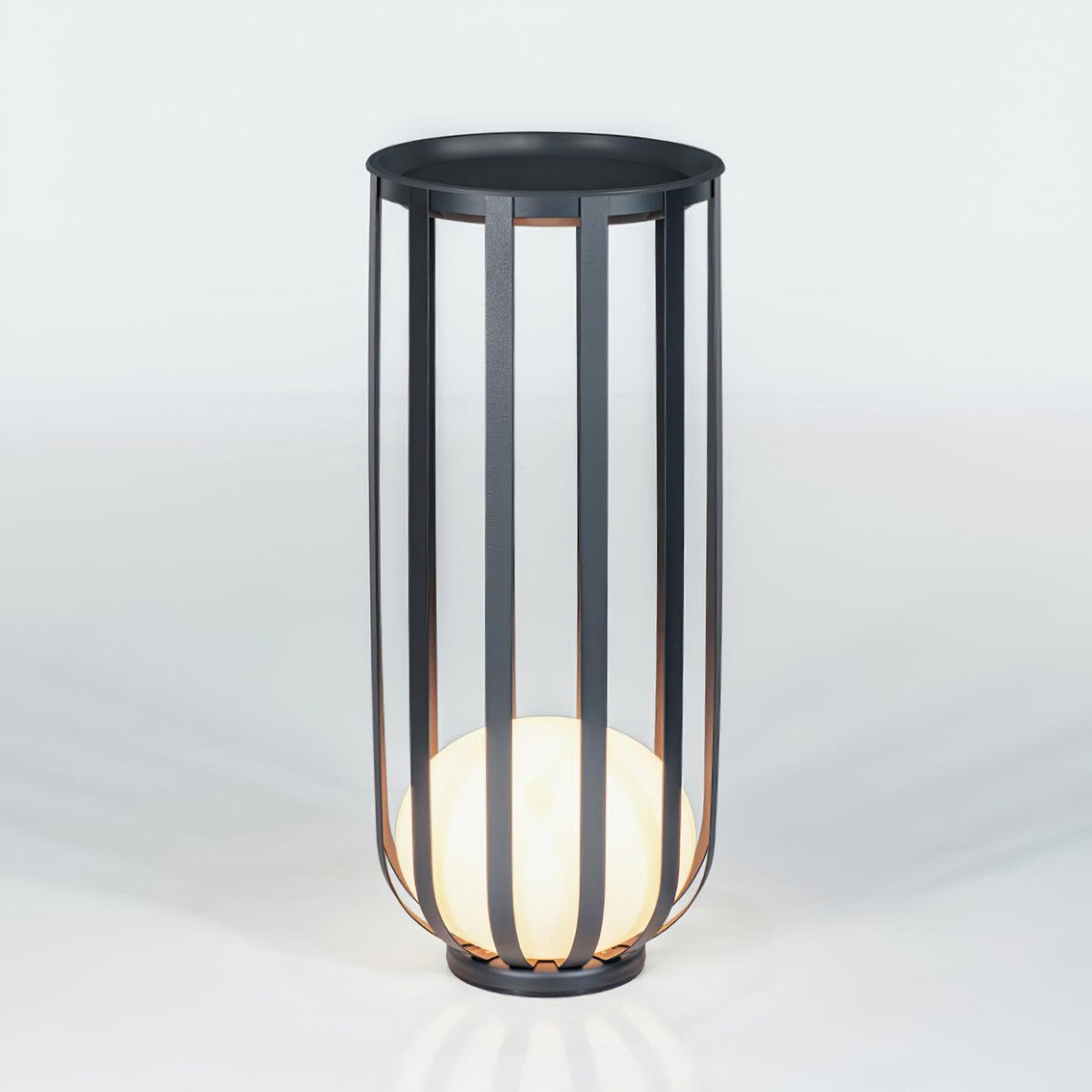 Bols Garden Outdoor Lamp ∅ 15.4″ x H 37.4″ / Dia 39cm x H 95cm / Black / Warm Light Floor lamp