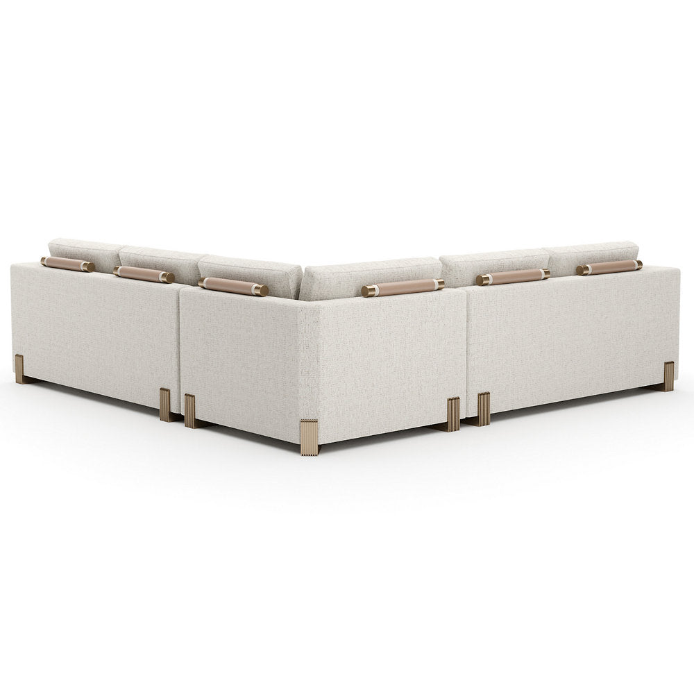 Counter Balance L Sectional Sofa