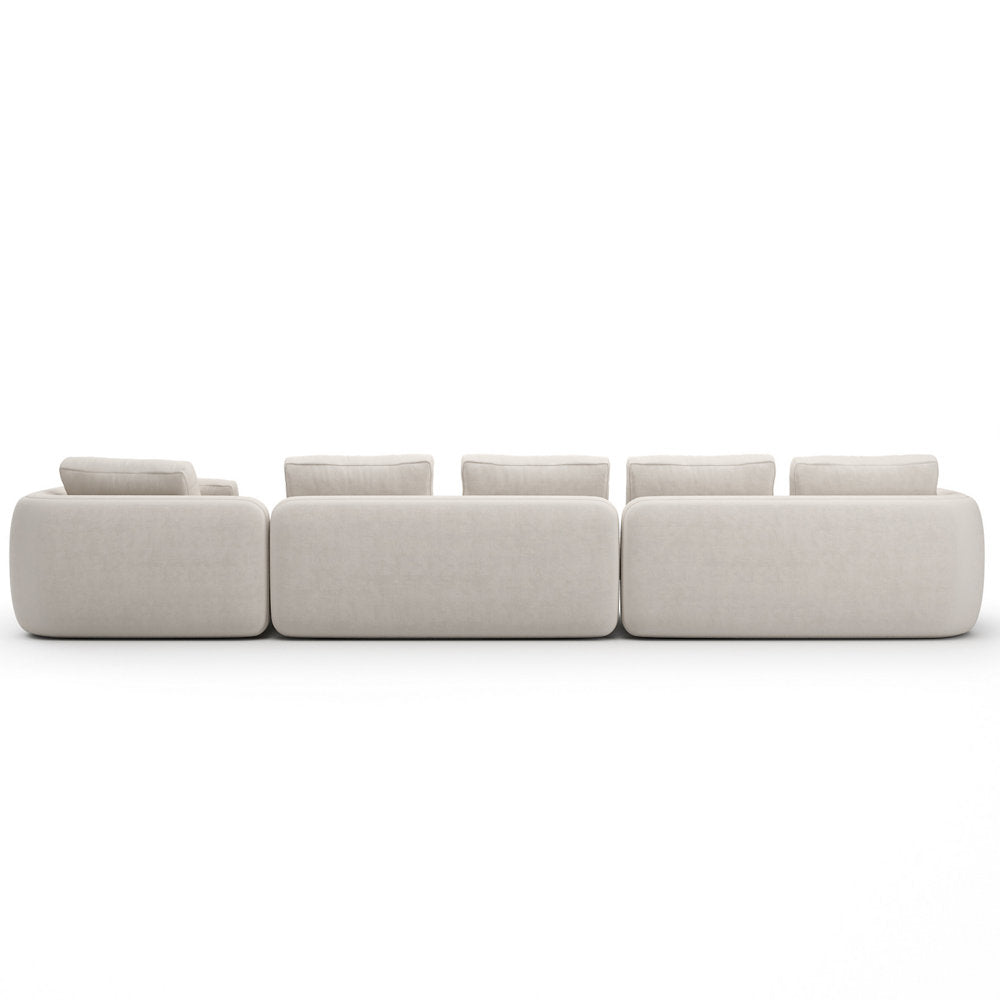 Overlap Chaise Sectional Sofa
