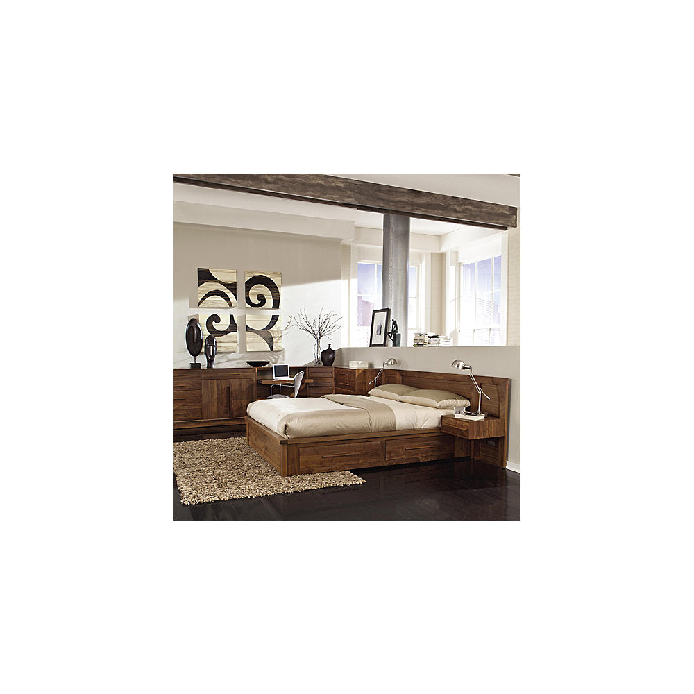 Moduluxe 35-Inch Storage Bed with Panel Headboard