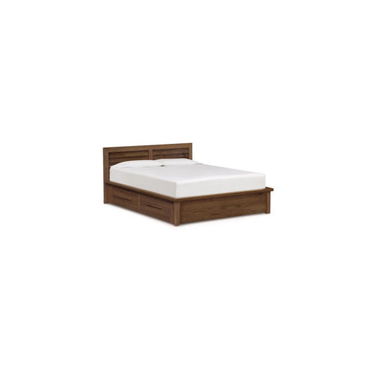 Moduluxe 35-Inch Storage Bed with Clapboard Headboard