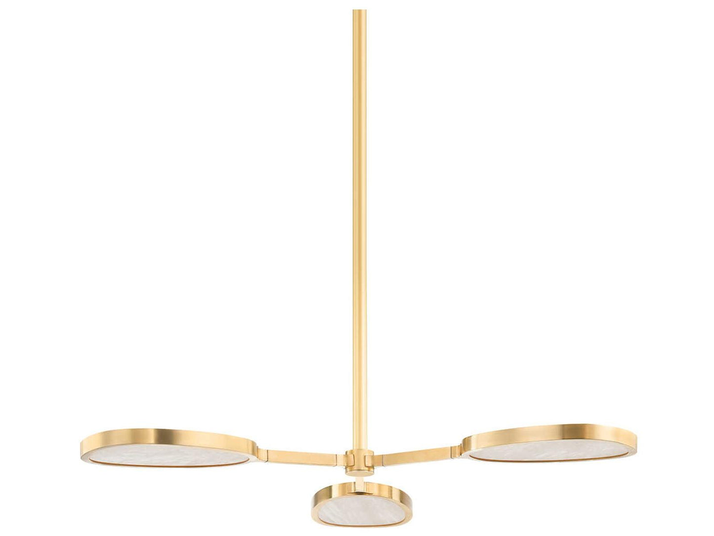 Corbett Lighting Beirut 3-Light Vintage Brass LED Chandelier