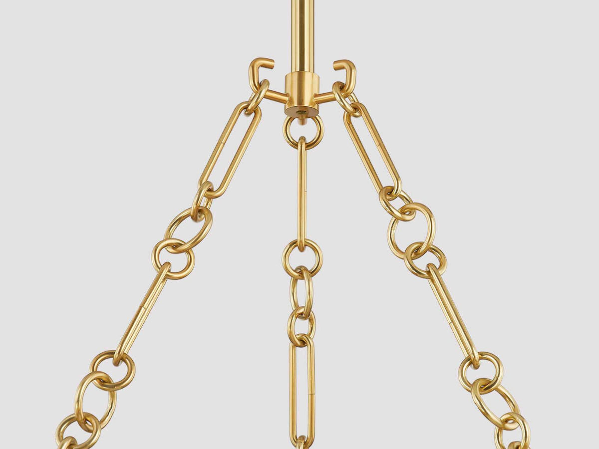 Corbett Lighting 12-Light Althea Chandelier in Vintage Polished Brass