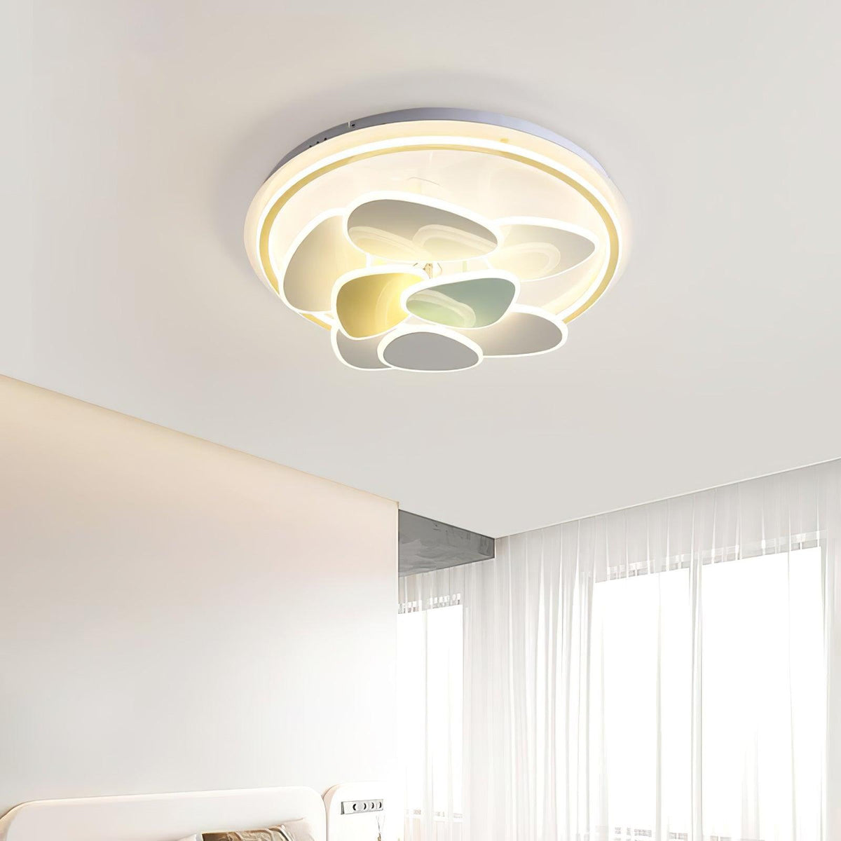 Colorful Cloud Round Ceiling Lamp