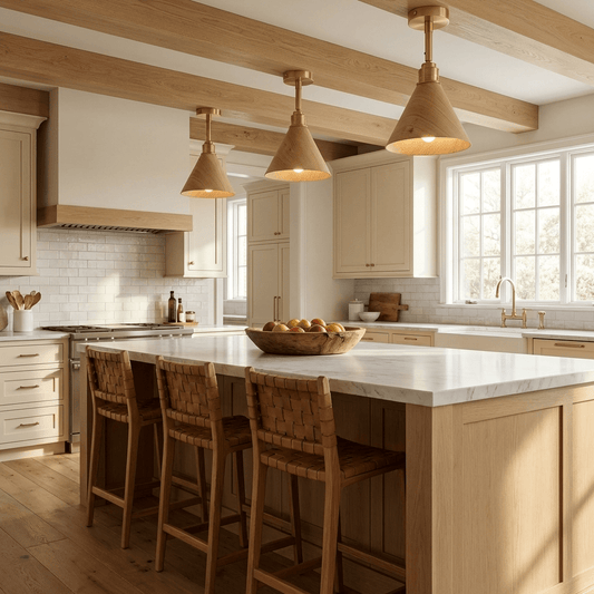 Cone Semi-Flush Ceiling Light