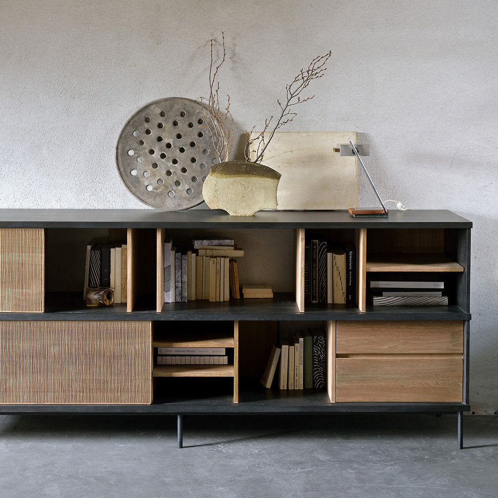 Teak Oscar Sideboard - 2 Doors - 3 Drawers