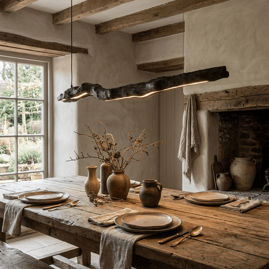Ember Drift Linear Pendant Lamp