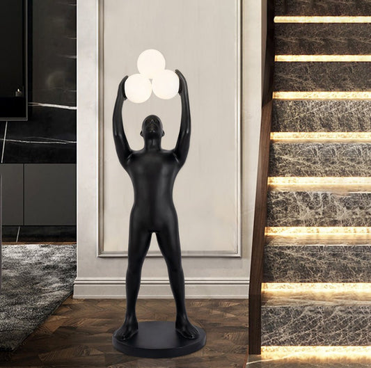 Enlightened Figure Sculptor Floor Lamp Floor lamp