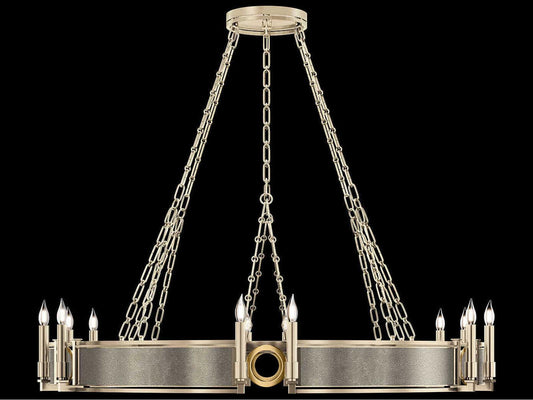 Fine Art Handcrafted Lighting Mirage 12-Light Traditional Candelabra Chandelier