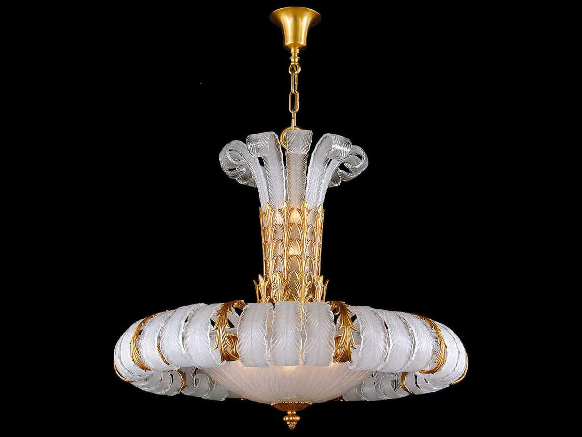 Fine Art Handcrafted Lighting Mariner Luxury 14-Light French Gold Traditional Chandelier