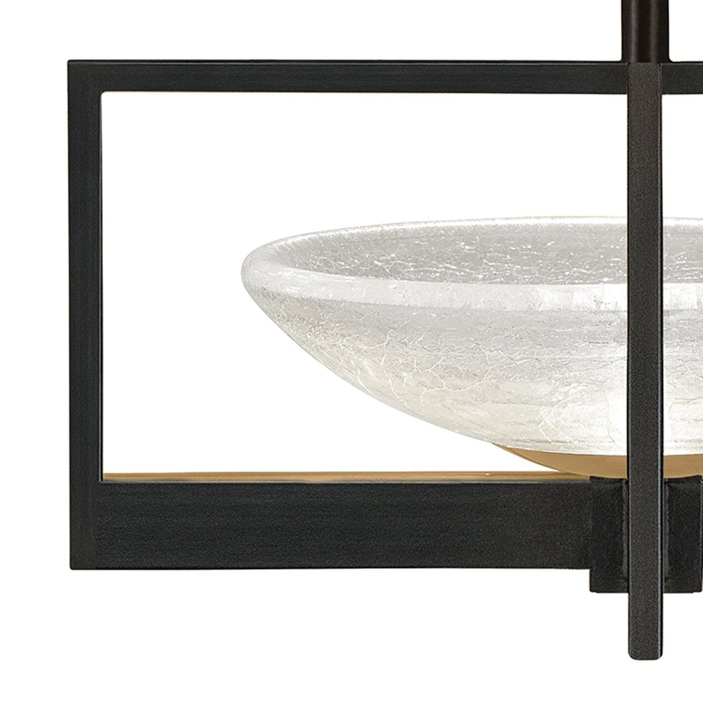 Fine Art Delphi 18" Square Semi Flush Mount