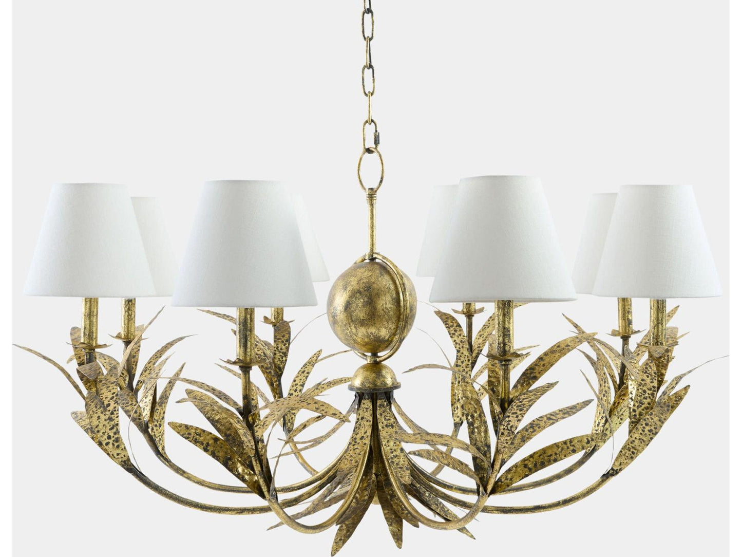 Global Views Victorian Antiqued Gold Chandelier