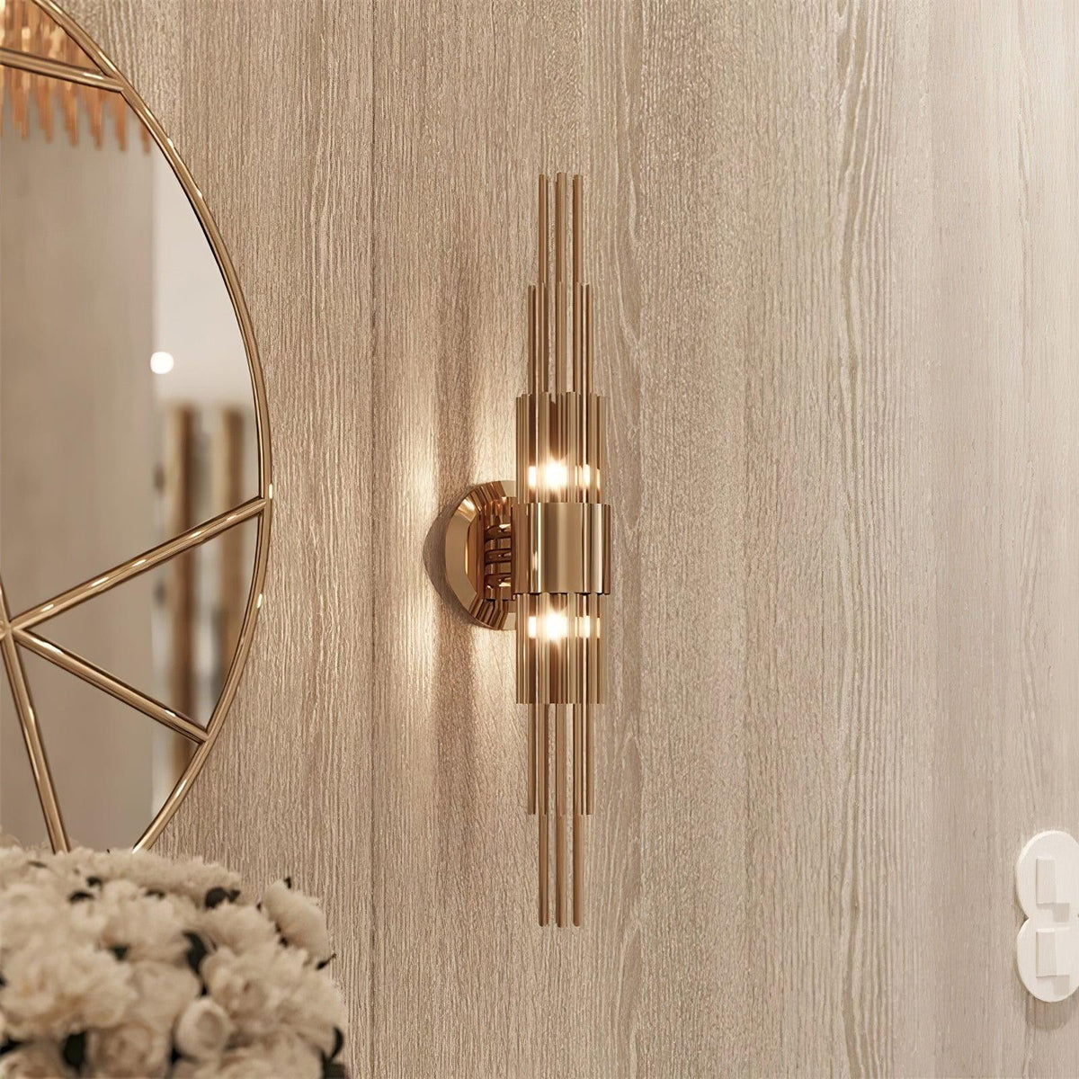 Gold Streamline Wall Lamp Wall lamp