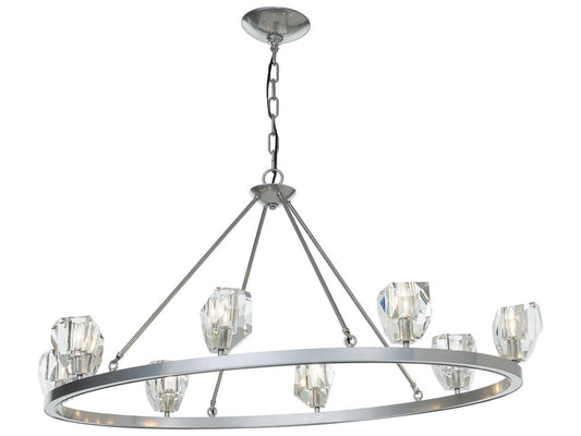 Hubbardton Forge Gatsby 8-Light Oval Chandelier