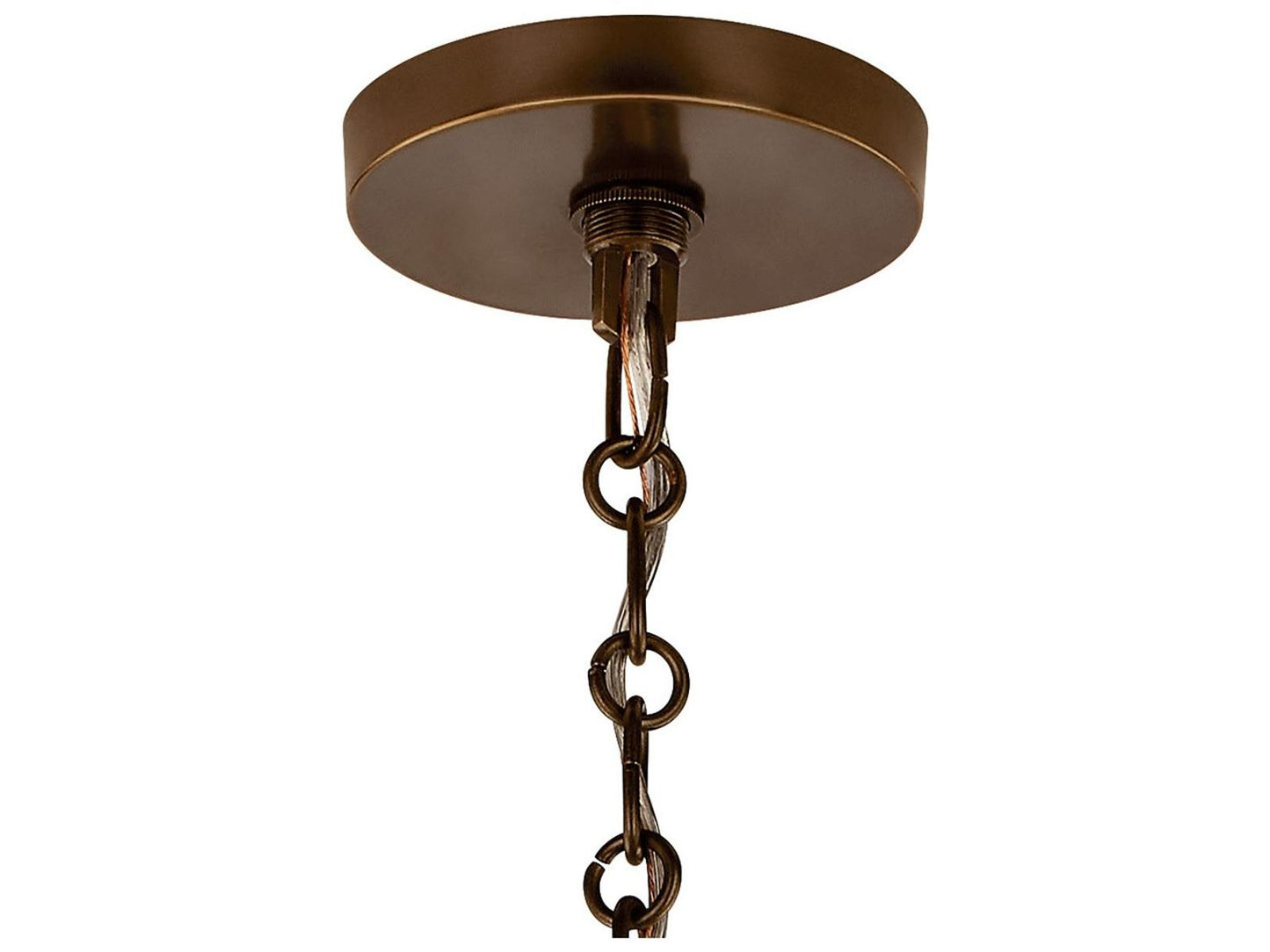 Kichler Palmela 6-Light Champagne Bronze Lacquered Brass LED Bowl Chandelier