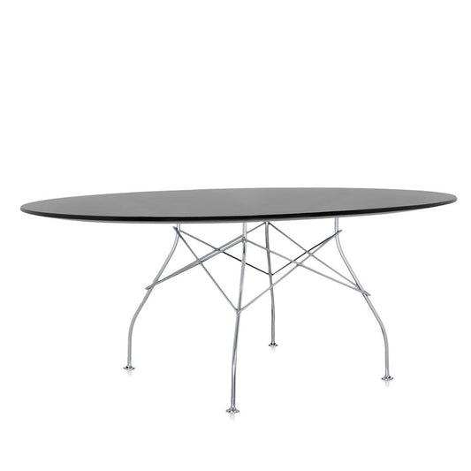 Glossy Oval Dining Table