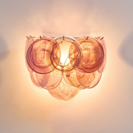 Lunaria Disc Murano Wall Lamp 1001 Wall lamp