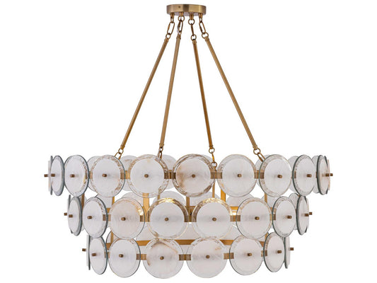 Minka Lavery Kintrel 6-Light Brass Tiered Chandelier
