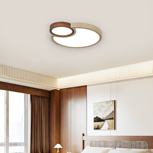 Orba Travertine Ceiling Light