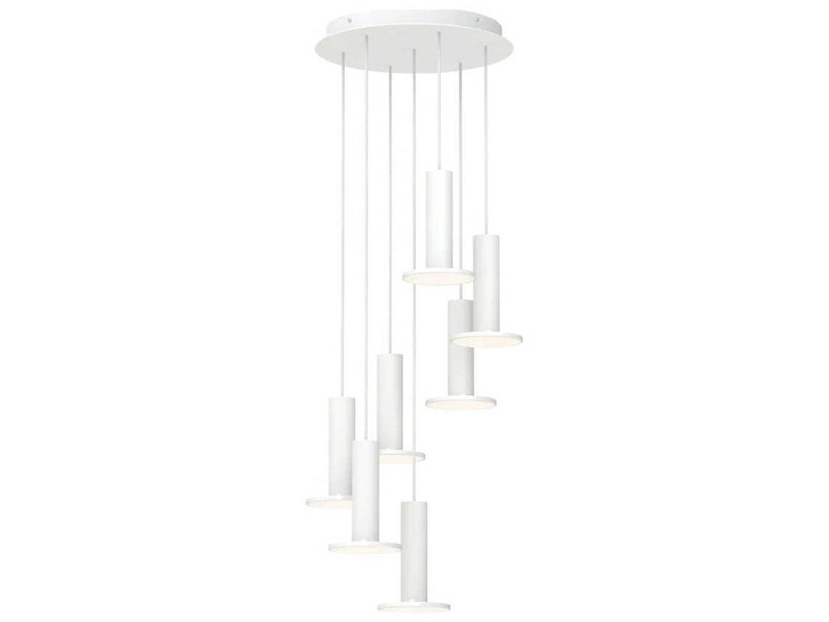 Pablo Cielo 7-Light Cylinder LED Chandelier
