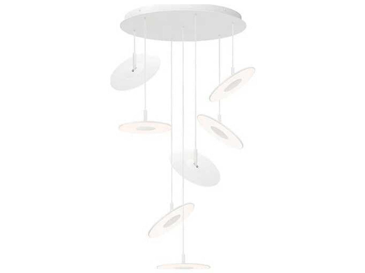 Pablo 7-Light Circa Linear Round LED Chandelier