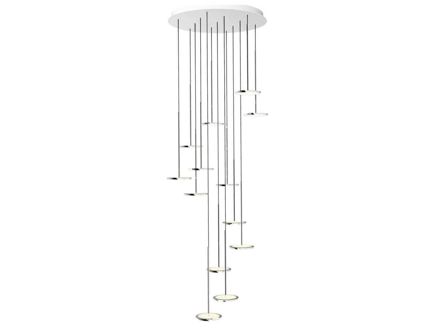 Pablo Sky Solo 5-Light Chrome Linear Chandelier