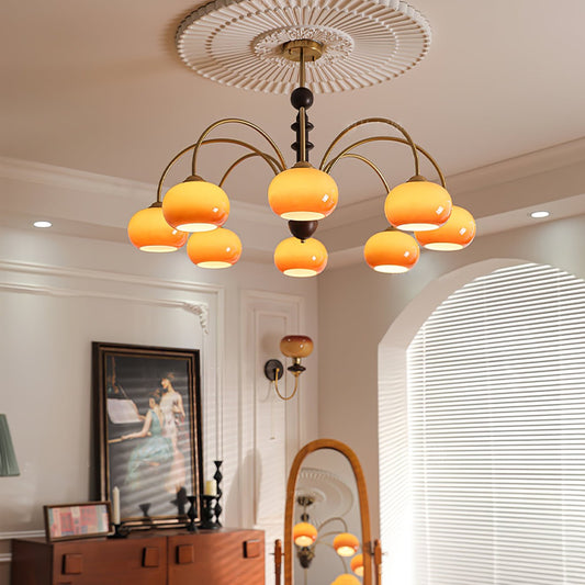 Ripe Persimmon Chandelier Chandelier