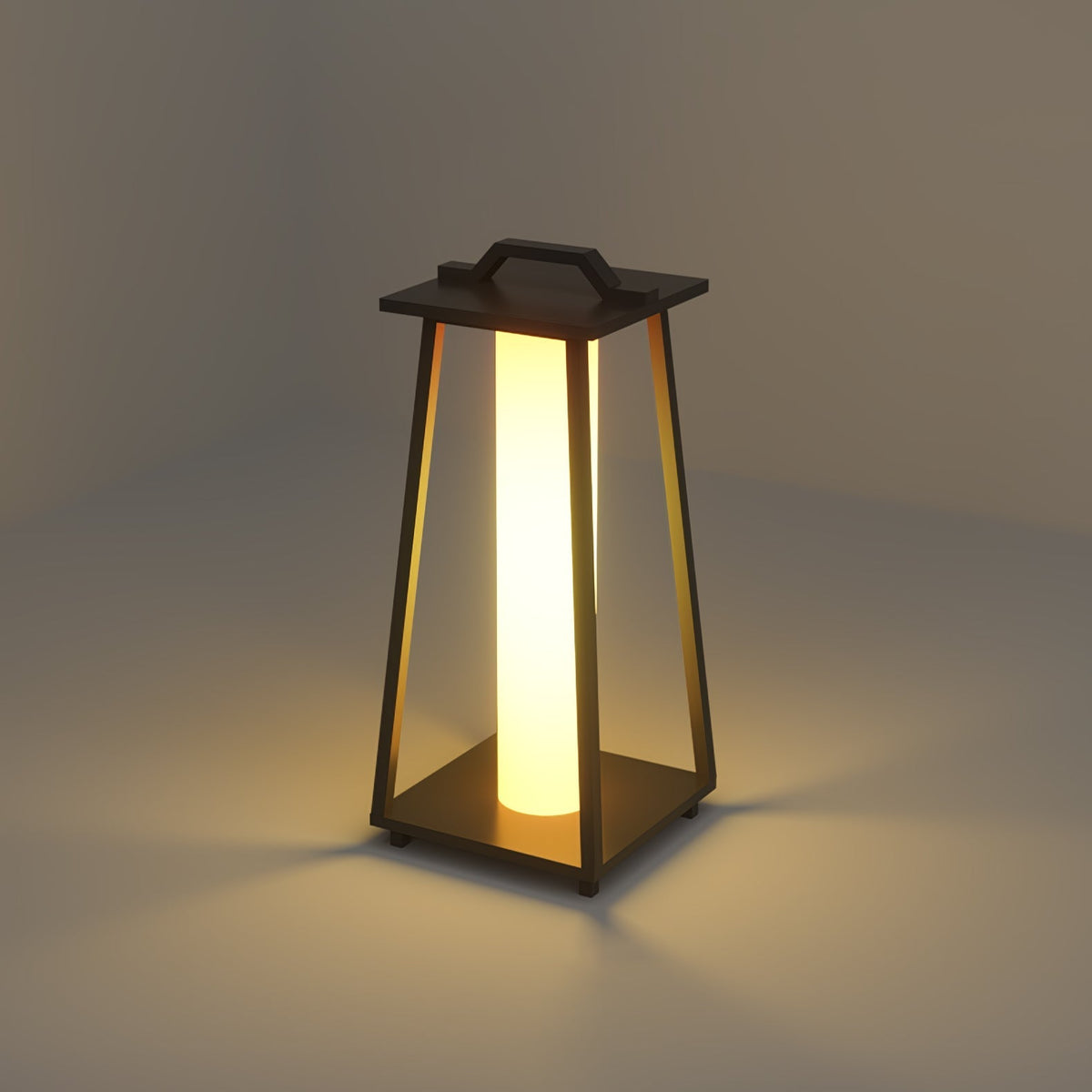 Roam Portable Outdoor Light L 11.8″ x W 10.6″ x H 27.6″ / L 30cm x W 27cm x H 70cm / Black / Warm Light Outdoor Lighting