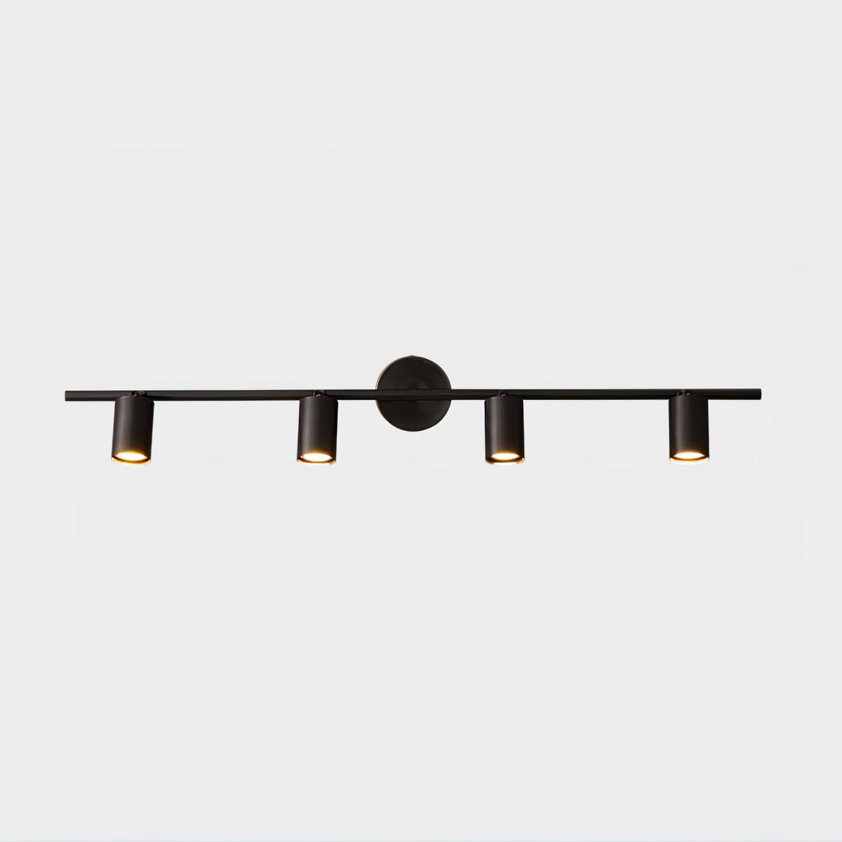 Rotatable Spotlight Wall Light 4 lamps L 39.4″ x W 4.7″ x H 6.9″ / L 100 cm x W 12cm x H 17.5cm / Black brushed gold