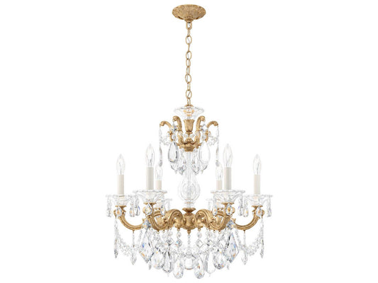 Schonbek 6-Light La Scala Crystal Chandelier