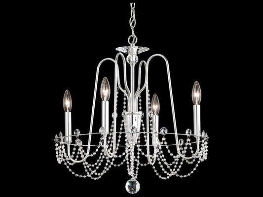 Schonbek Esmery 4-Light Crystal Candelabra Chandelier