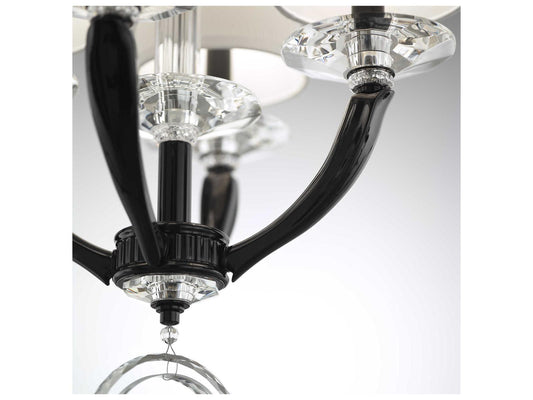 Schonbek Emilea 4-Light Chandelier with Clear Optic Crystal