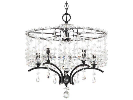 Schonbek Bella Rose 5-Light Crystal Candelabra Chandelier