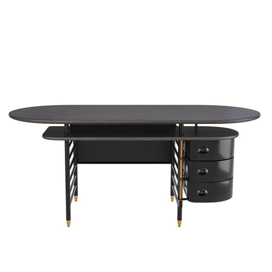 Frank Lloyd Wright Racine Desk with Storage