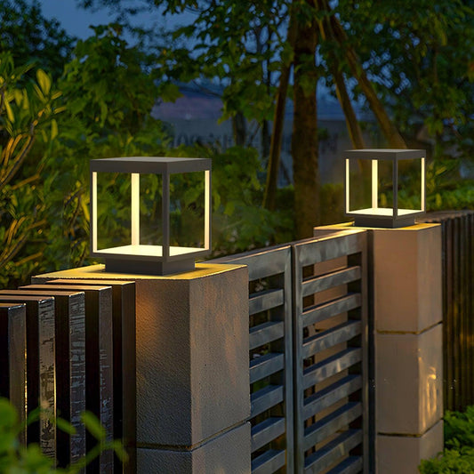 Square Frame Post Outdoor Light Table lamp
