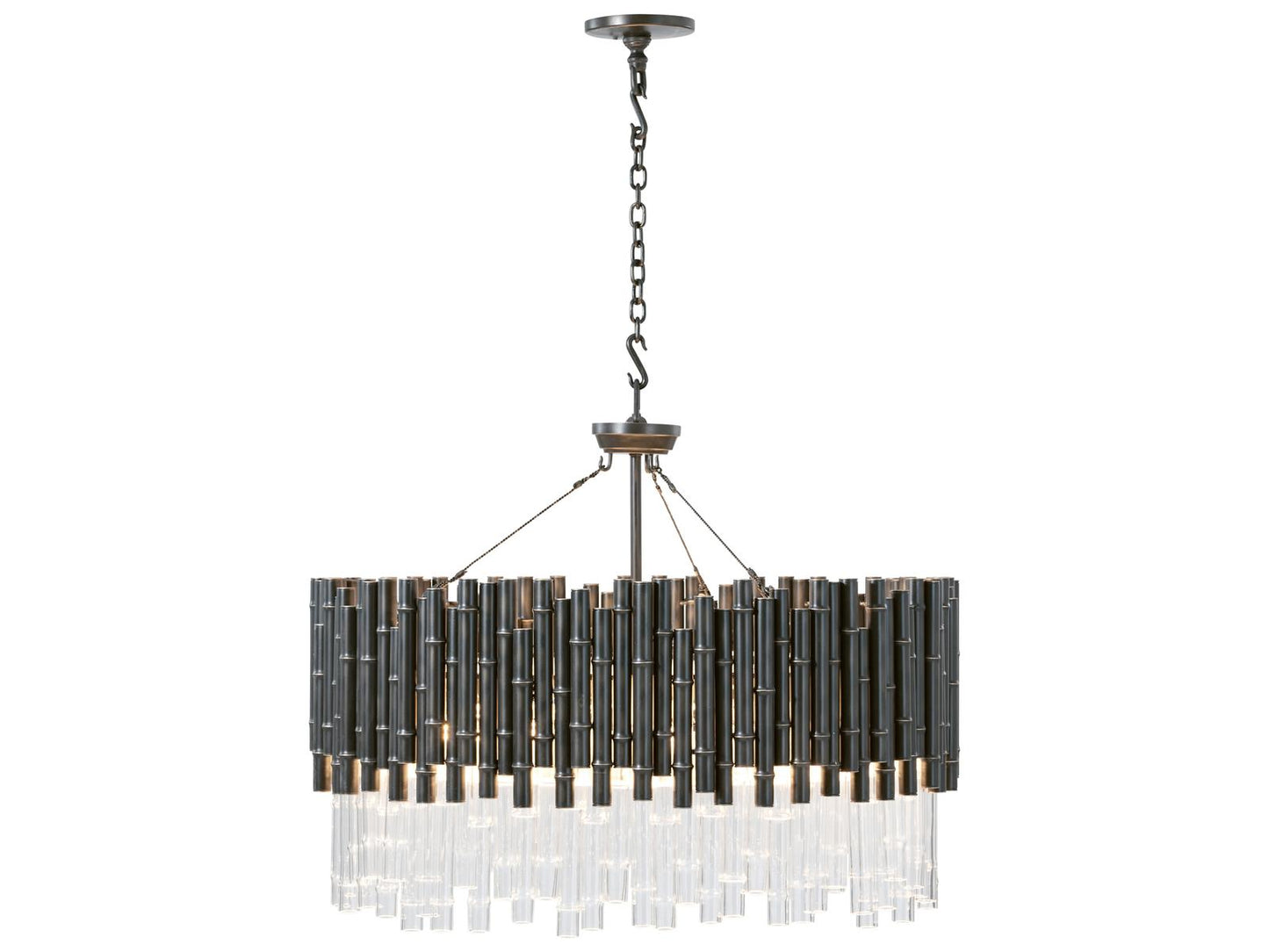 Theodore Alexander Ta Illuminations Bronze Drum Chandelier