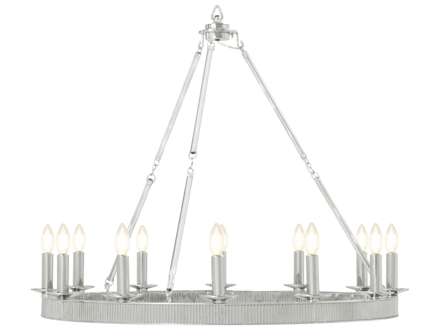 Theodore Alexander Ta Illuminations Chrome Linear Chandelier