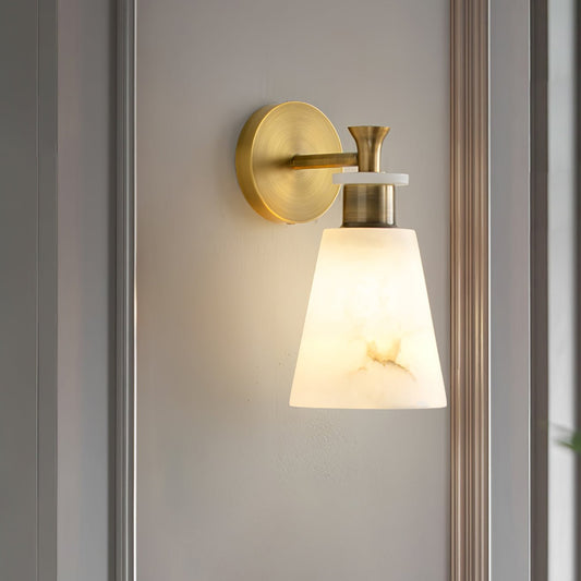Tapered Alabaster Wall Sconce Wall lamp