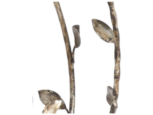 Wildwood Charlotte 10-Light Chandelier in Rustic Silver Leaf